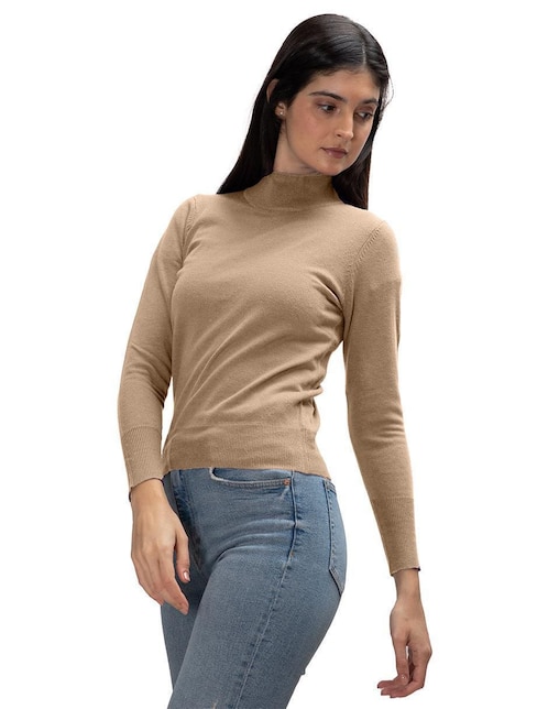 Suéter Generra cuello alto para mujer