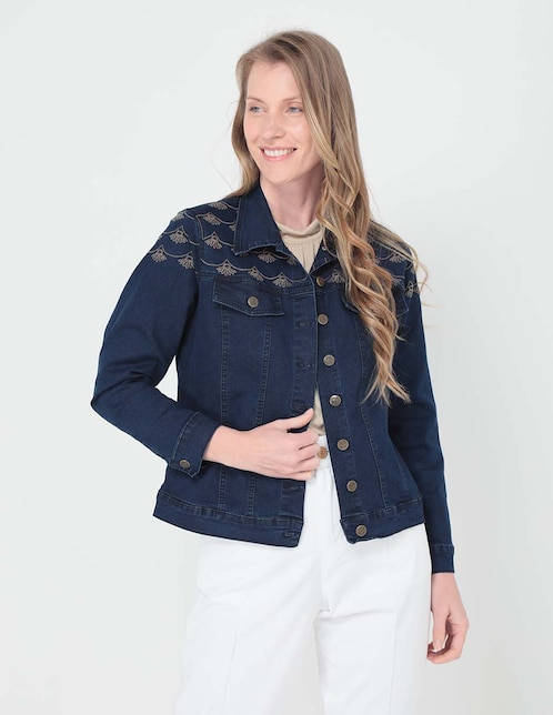Chamarra Damaia Atelier de mezclilla para mujer