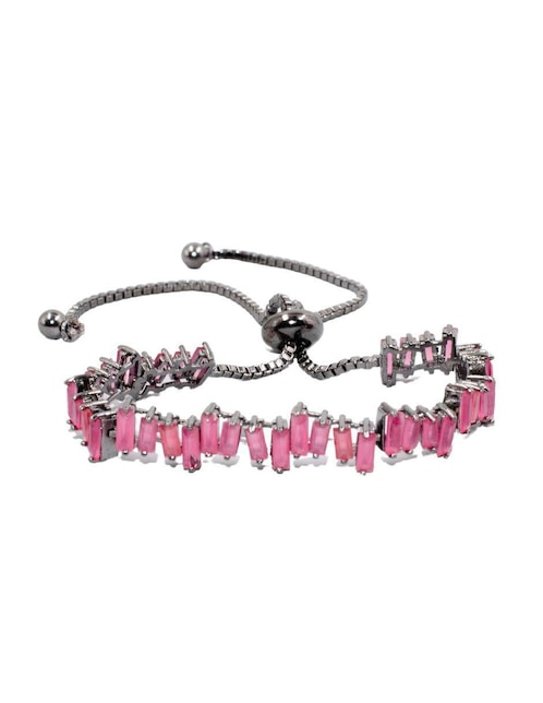 Pulsera Yoiko Eri con acabado baño rodio