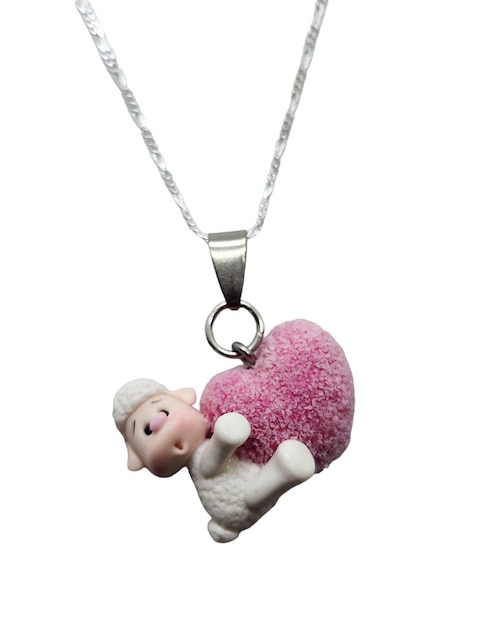 Collar Limerence By Claudia Herrera Animalitos Corazón de plata P 925