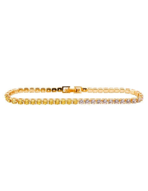 Pulsera yoiko "de" aleación de metal 18 k real "con acabado" baño oro