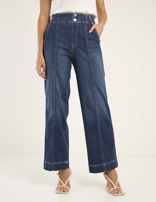 Jeans amplio para mujer 1