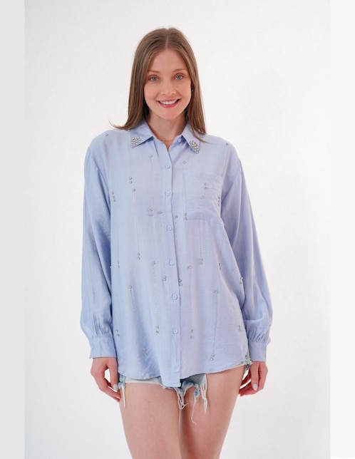 Blusa manga larga para mujer 1
