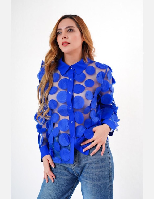 Blusa manga larga para mujer 1