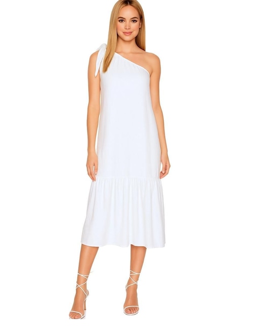 Vestido midi casual J&B Spiral para mujer