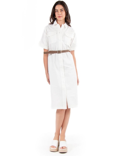 Vestido a la rodilla casual Forever 21 para mujer