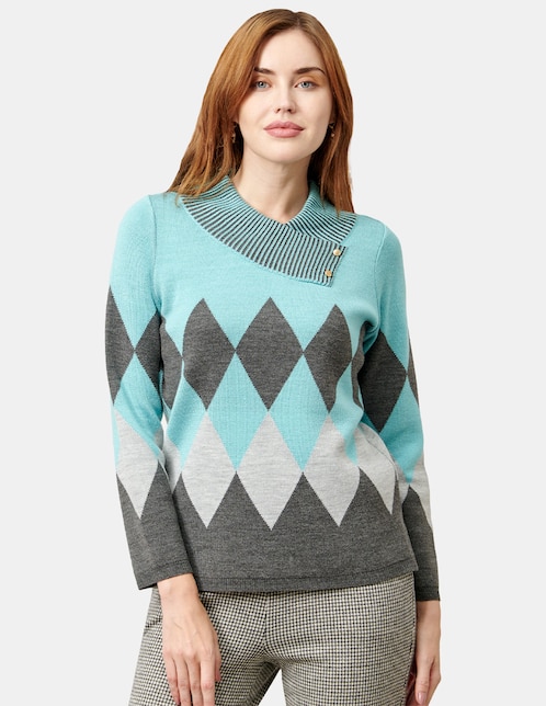 Blusa túnica manga larga para mujer 1