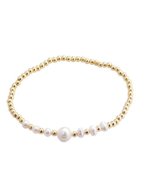 Pulsera Yoiko Lumira con acabado baño de oro 18 k