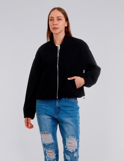 Chamarra casual impermeable para mujer 1