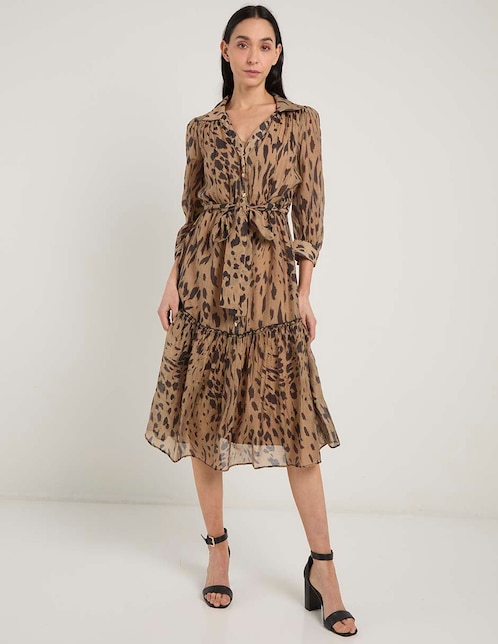 Vestido midi casual para mujer 1