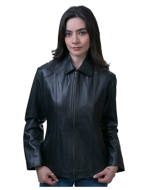 Chamarra Castelli Leather Authentic de piel para mujer