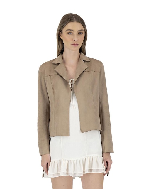 "chamarra" casual shyla tendencias 2025 no impermeable "de" poliéster "para mujer"
