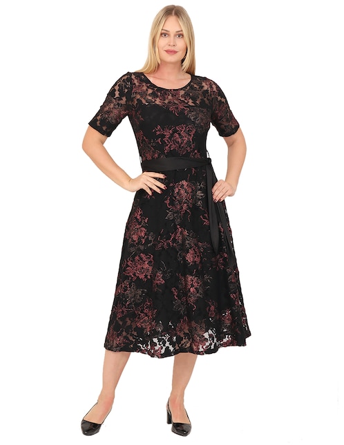 Vestido midi formal para mujer 1
