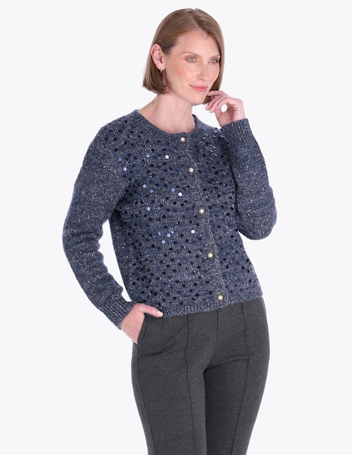 Sueter cuello redondo para mujer 1