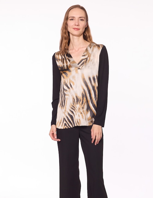 Blusa manga larga para mujer 1