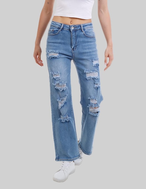 Jeans relaxed para mujer 1