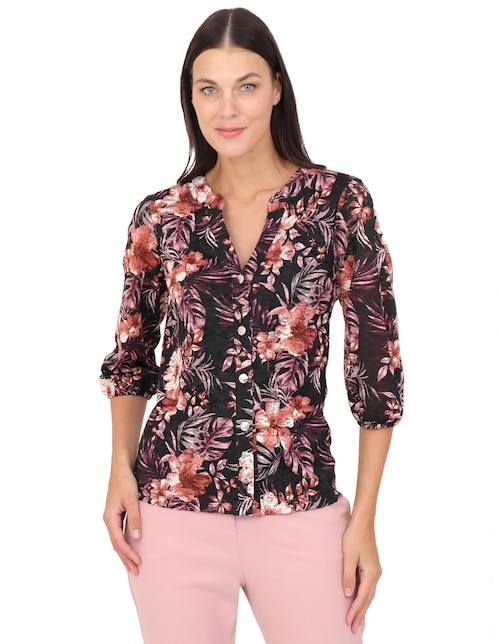 Blusa manga 3/4 para mujer 1