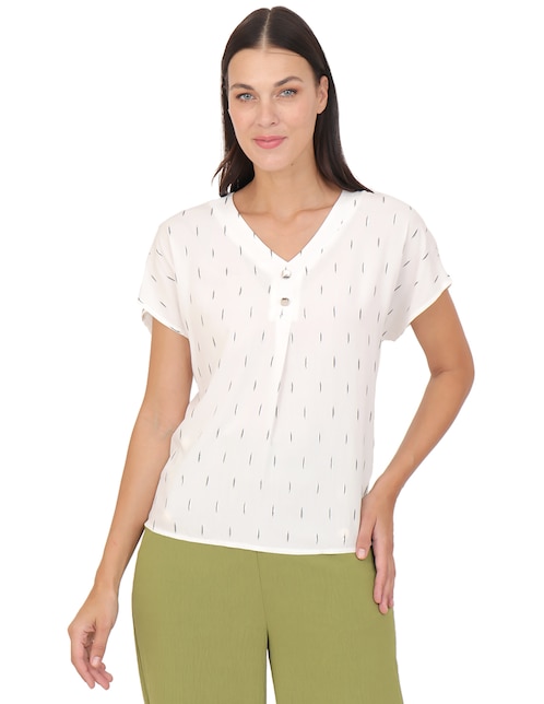 Blusa manga corta para mujer 1