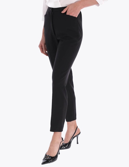 Pantalón de vestir slim para mujer 1