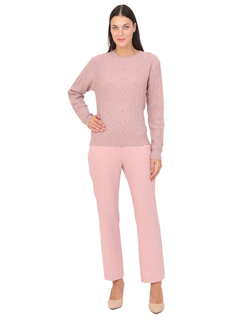 Suéter cuello redondo para mujer 1