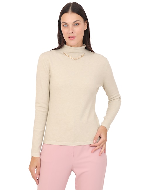 Suéter cuello alto para mujer 1