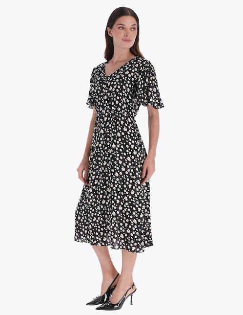 Vestido midi formal Primavera para mujer 1