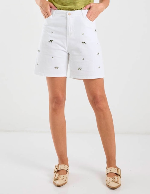 Bermuda de mezclilla para mujer 1