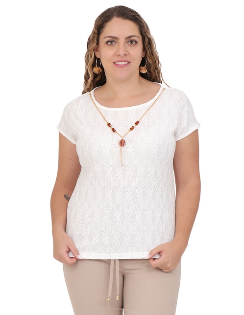 Blusa manga corta para mujer 1