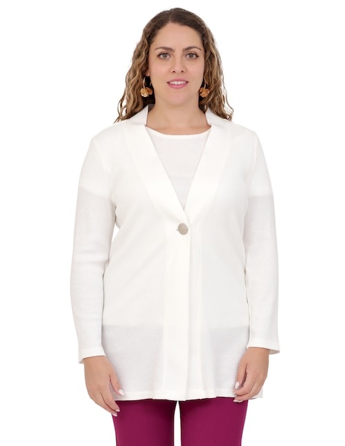 Suéter cuello V para mujer 1