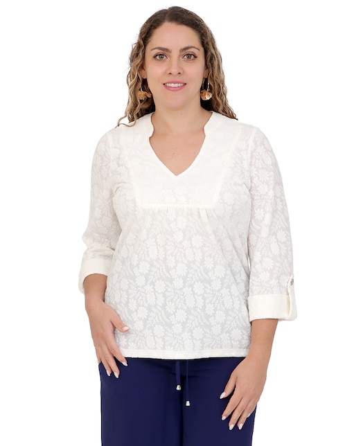 Blusa manga 3/4 para mujer 1