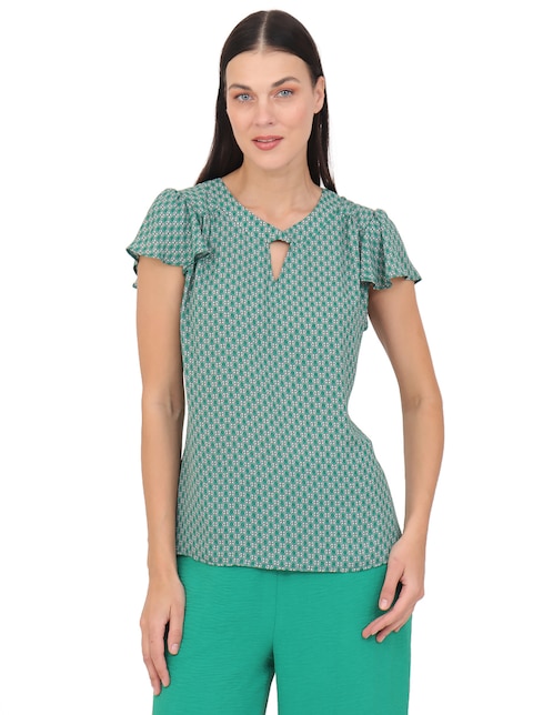 Blusa manga corta para mujer 1