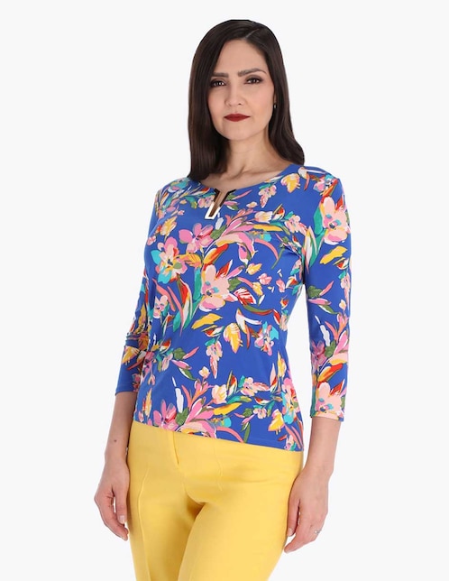 Blusa manga 3/4 para mujer 1