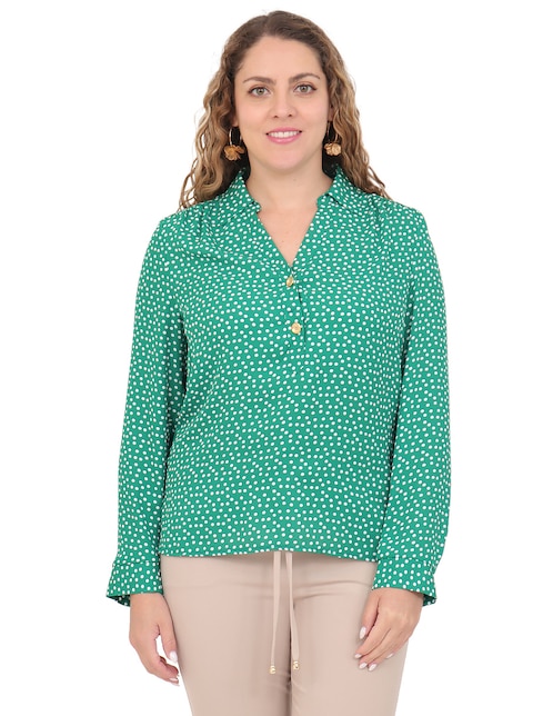 Blusa manga larga para mujer 1