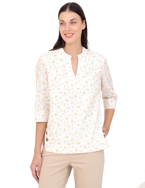 Blusa manga 3/4 para mujer 1