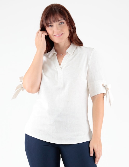 Blusa manga corta para mujer 1