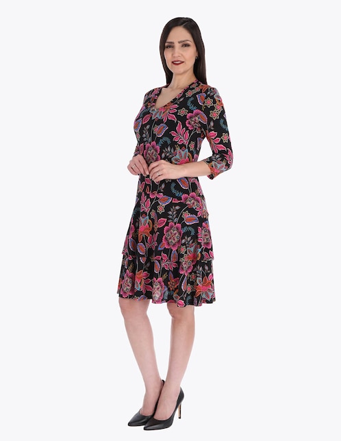 Vestido a la rodilla formal para mujer 1