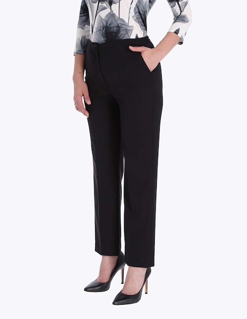 Pantalón de vestir slim para mujer 1