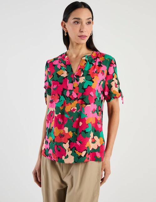 Blusa manga corta para mujer 1