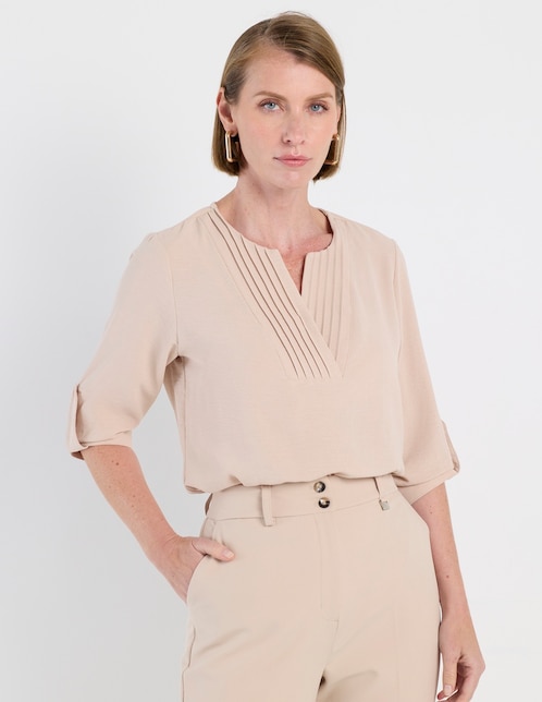 Blusa manga 3/4 para mujer 1