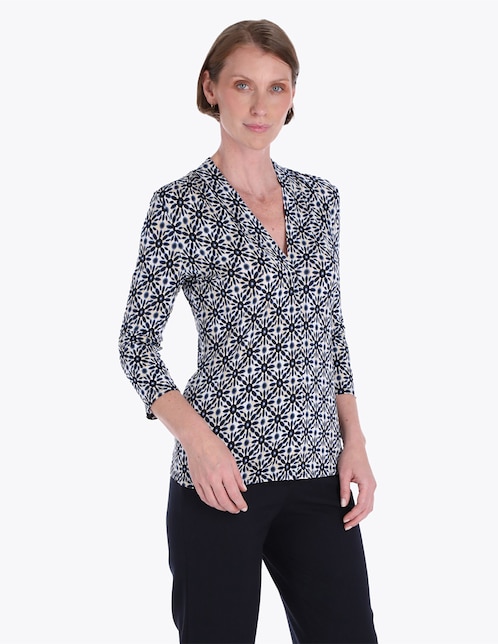 Blusa manga 3/4 para mujer 1