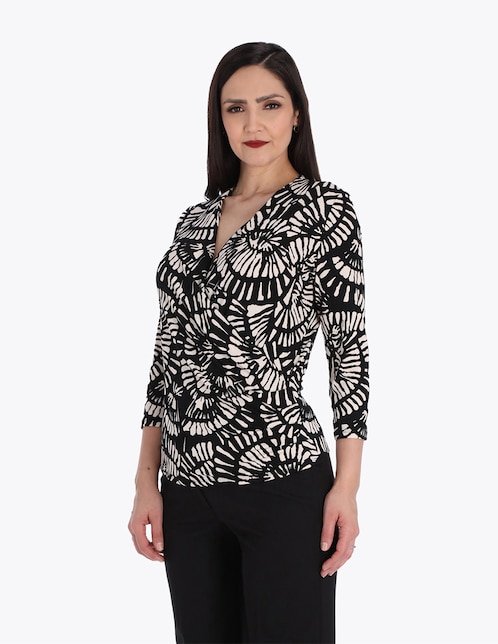 Blusa manga 3/4 para mujer 1