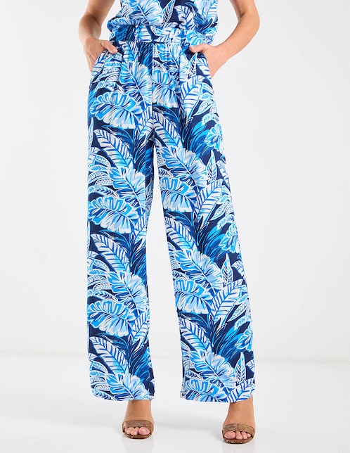 Pantalón relaxed amplio para mujer 1