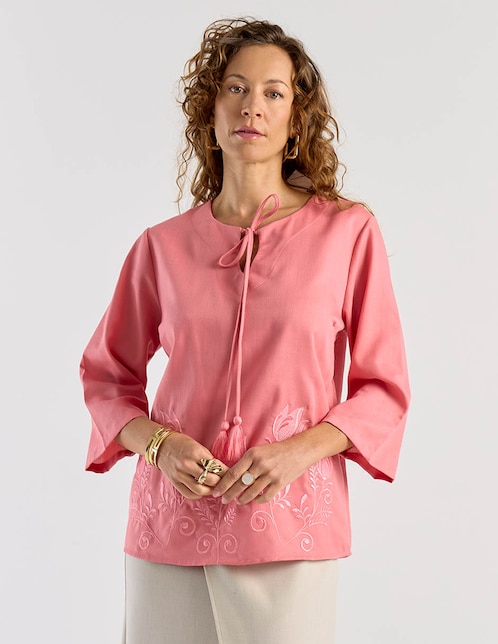 Blusa manga 3/4 para mujer 1