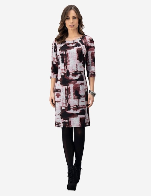 Vestido a la rodilla casual Karla D' Liz para mujer