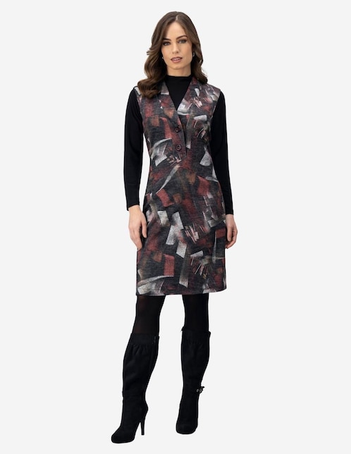 Vestido a la rodilla casual Karla D' Liz para mujer