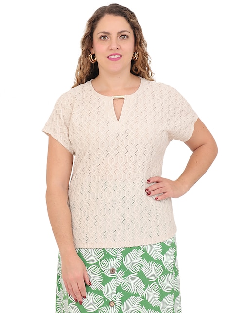 Blusa manga corta para mujer 1