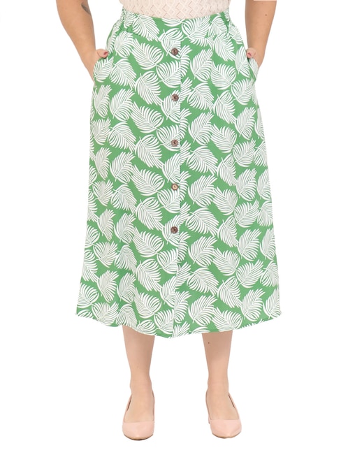 Falda crop a la cintura 1