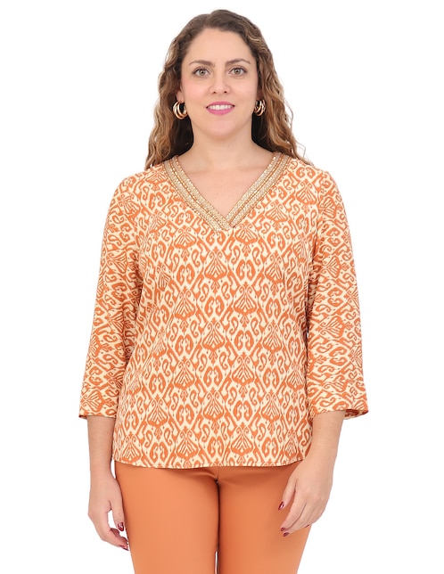 Blusa manga 3/4 para mujer 1