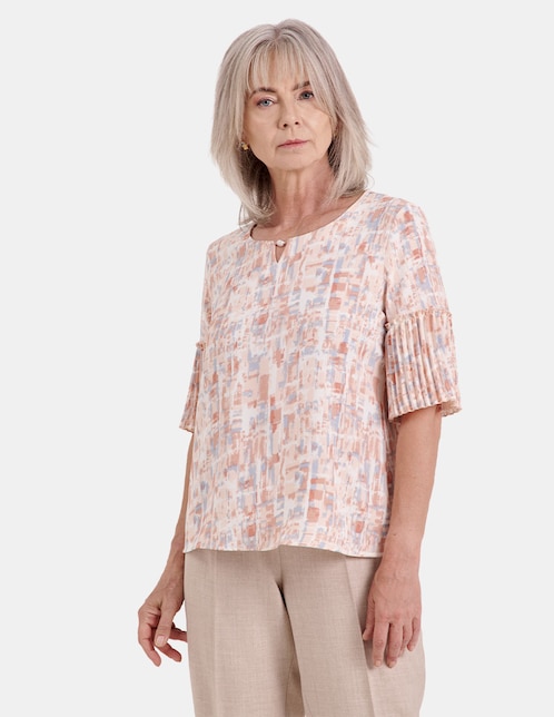 Blusa manga corta para mujer 1