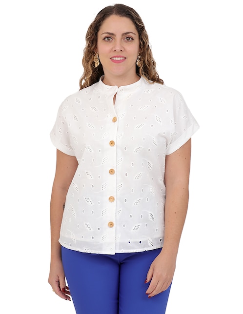 Blusa manga corta para mujer 1